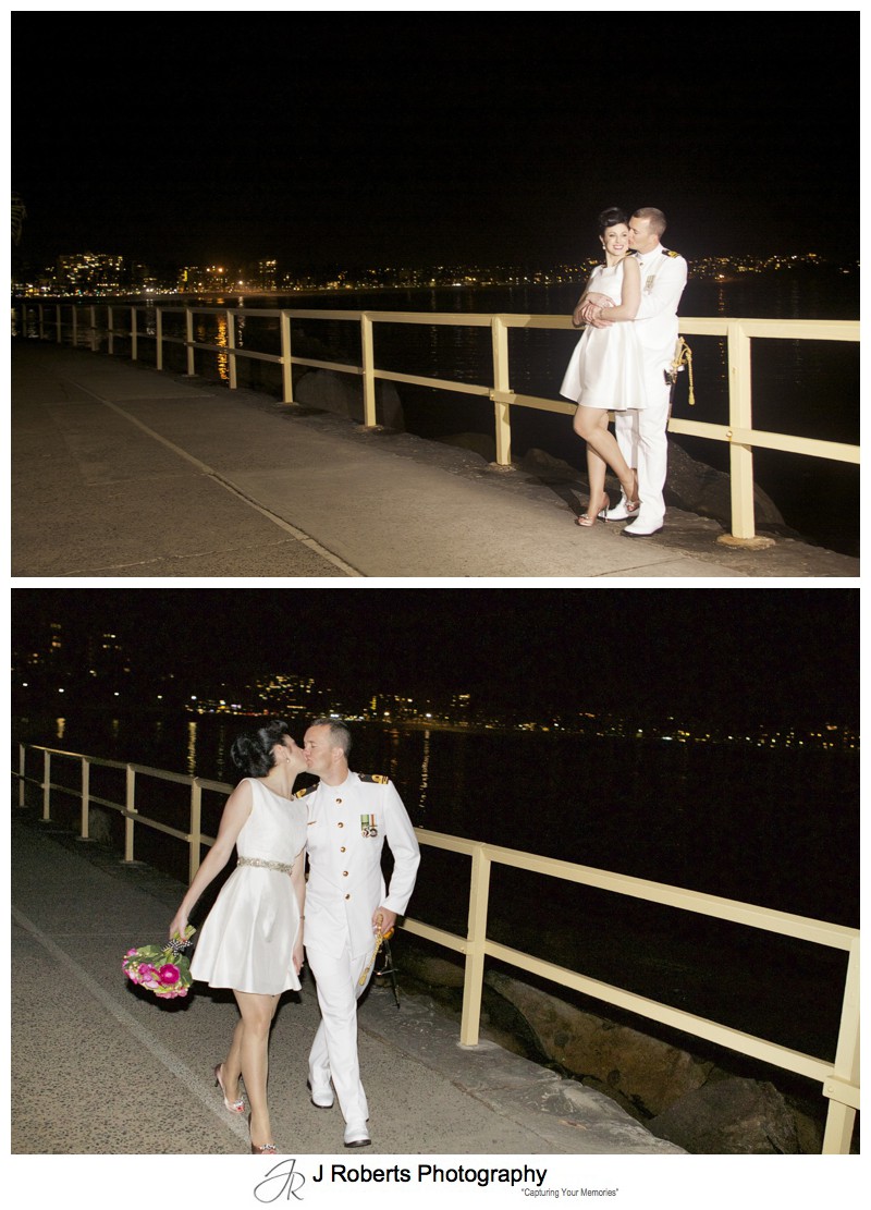 Naval Office and his new bride wedding portraits - sydney wedding photography 